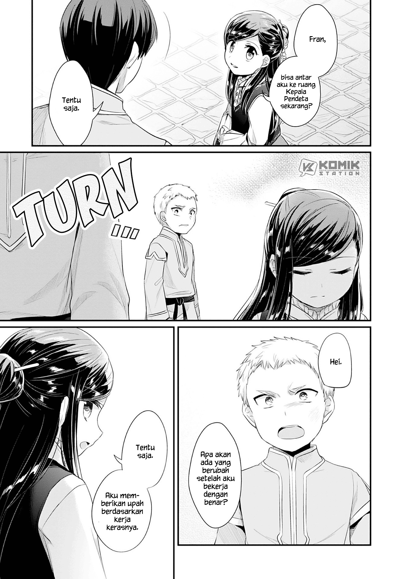 Honzuki no Gekokujou: Part 2 Chapter 04 Bahasa Indonesia